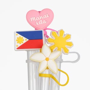 Filippinsk halmtoppset för Stanley Cup, Filippinernas flagga, Sampaguita, Mahal Kita