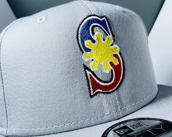 New Era 9Fifty Seattle Hat Cap Filipino heritage Gray