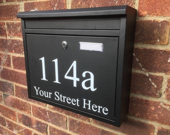 House Name Modern Acrylic Door Number House Sign Street Address Property Card