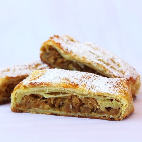 8 Piece Apple and Cream Cheese Strudel Etsy