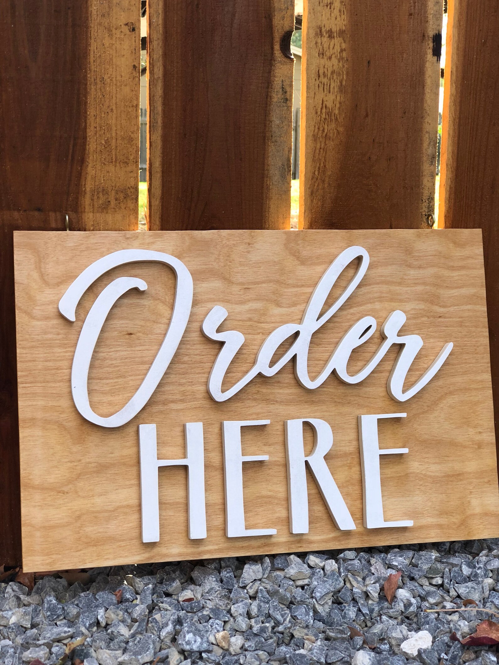 Order Here 3D Wood Hanging Business Sign Stain Options Etsy