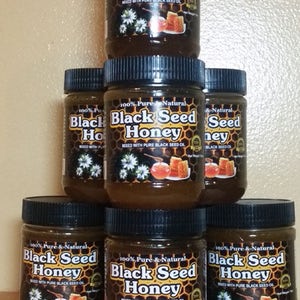 100% Pure and Natural Black Seed Honey - Amazing Immune Booster (13 oz / 369g) Bild 2