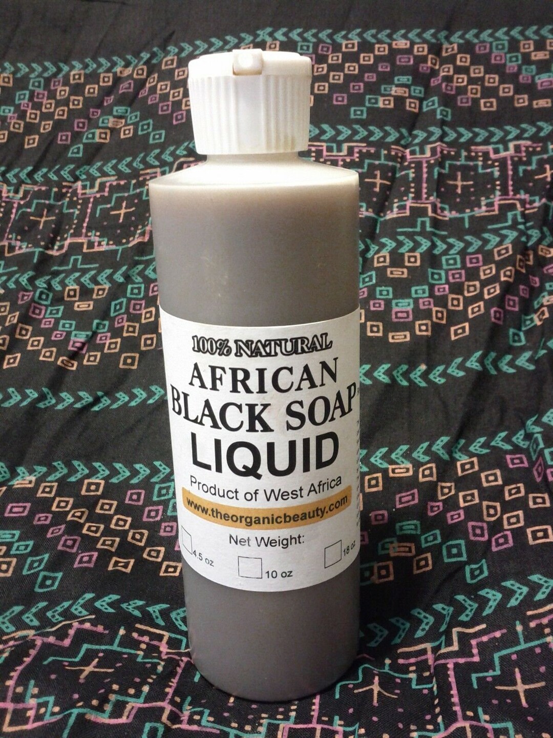 Liquid Raw African Black Soap - 100% Pure & Natural Organic Bath Body ...
