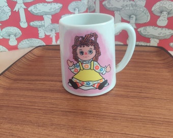 Raggedy Ann mug music box Japan 1970s