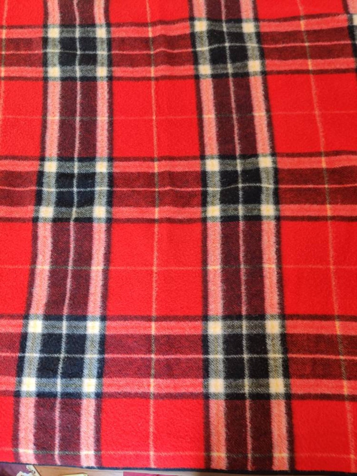 Vintage Eulan Bayer Leverkusen Germany Wolldecke plaid wool | Etsy