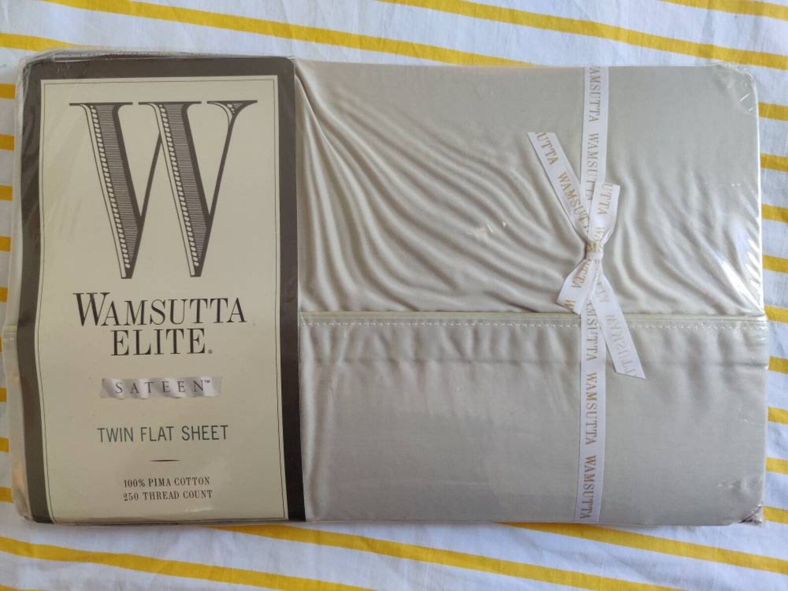 Wamsutta Elite 100 pima cotton twin flat sheet Terra Etsy