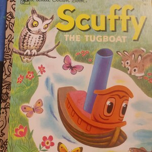 Little Golden Books Scuffy The Tugboat