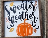 Halloween Decorative Fall Wooden Sign Autumn Decor Rustic Decor