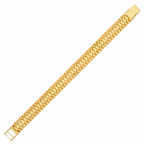 14K Massief Geelgouden Rolex Armband 12.0mm 8.5 | Etsy België