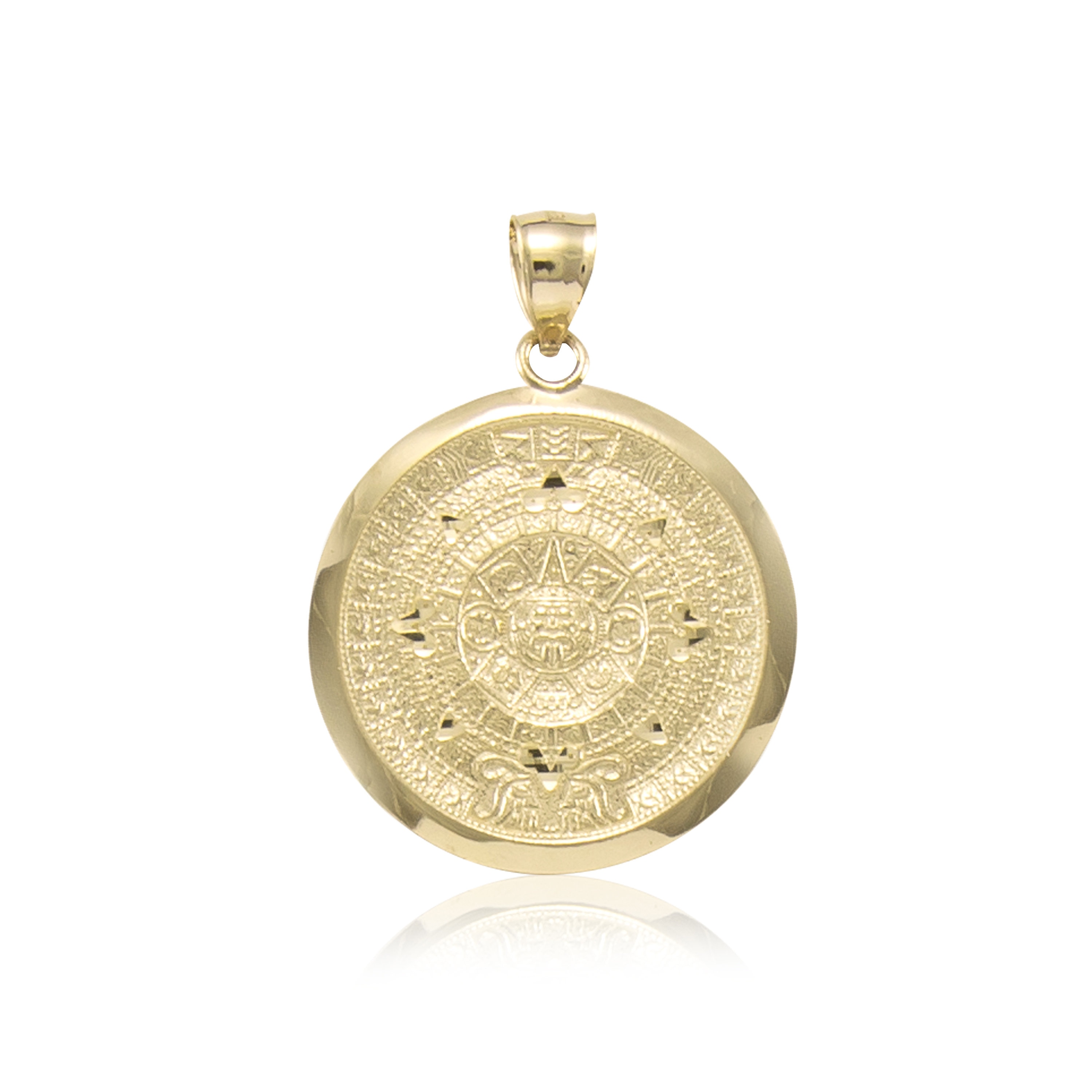 14k gold 2024 aztec pendant