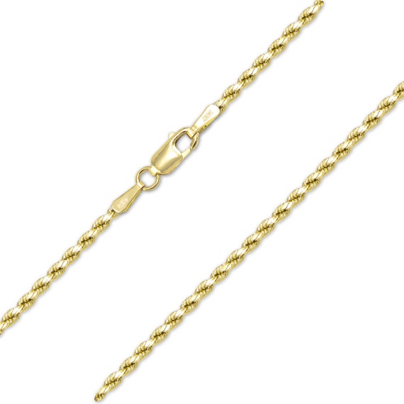 Link Women 14K Solid Yellow White Rose Gold Figaro Necklace Chain 3.0mm 16-26/"