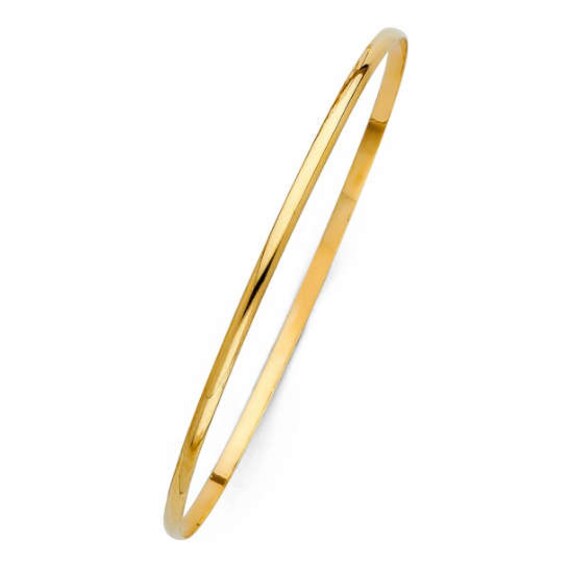 14k solid gold bangles