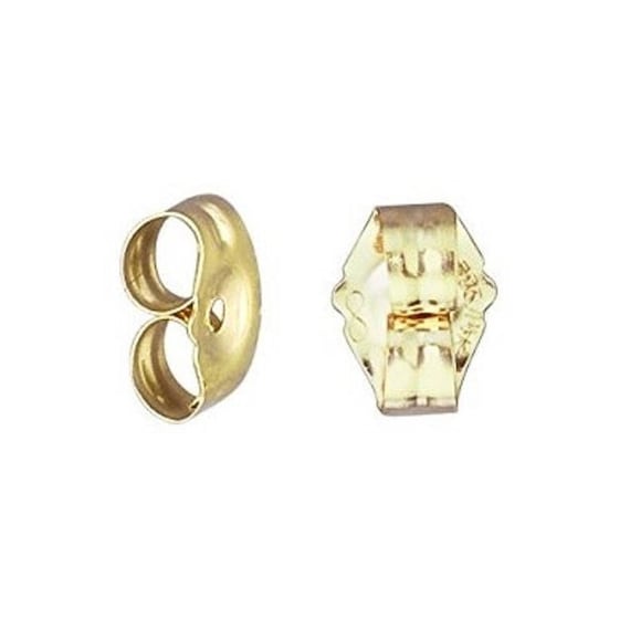Sweet Butterfly Screw Back Earrings in 14KT Yellow Gold - The Jewelry Vine