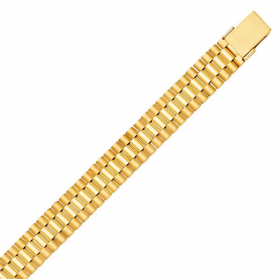 Pulsera Rolex de oro amarillo macizo 14K 8.5 - Etsy España