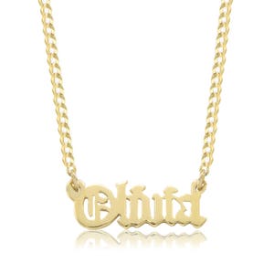 10K Solid Yellow Gold Personalized 