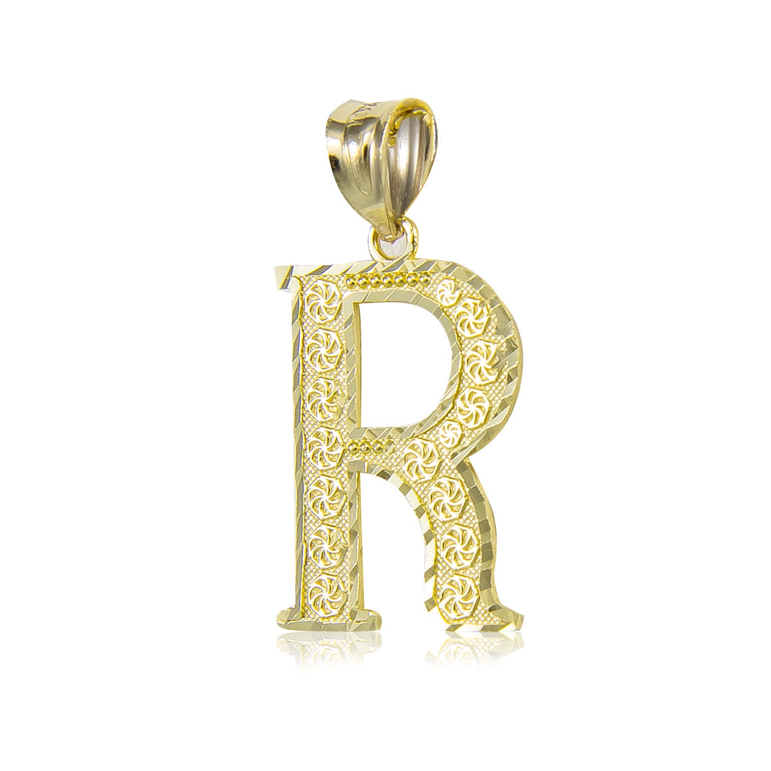 10k Yellow Gold Initial G Charm