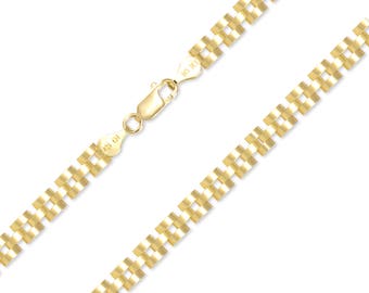 White gold rolex chain sale