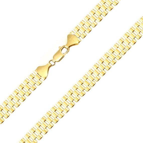 gold rolex chain necklace