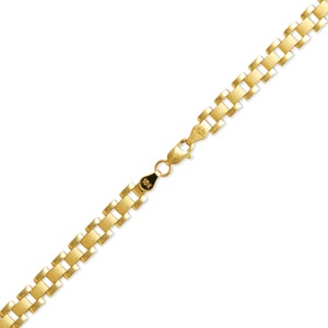 10K Solid Yellow Gold Rolex Bracelet 6.0mm 7-8" - Chain Link