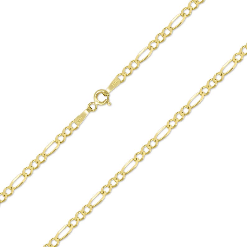 Round Curb Link Women Men 10K Solid Yellow Gold Cuban Necklace Chain 2mm 16-24/"