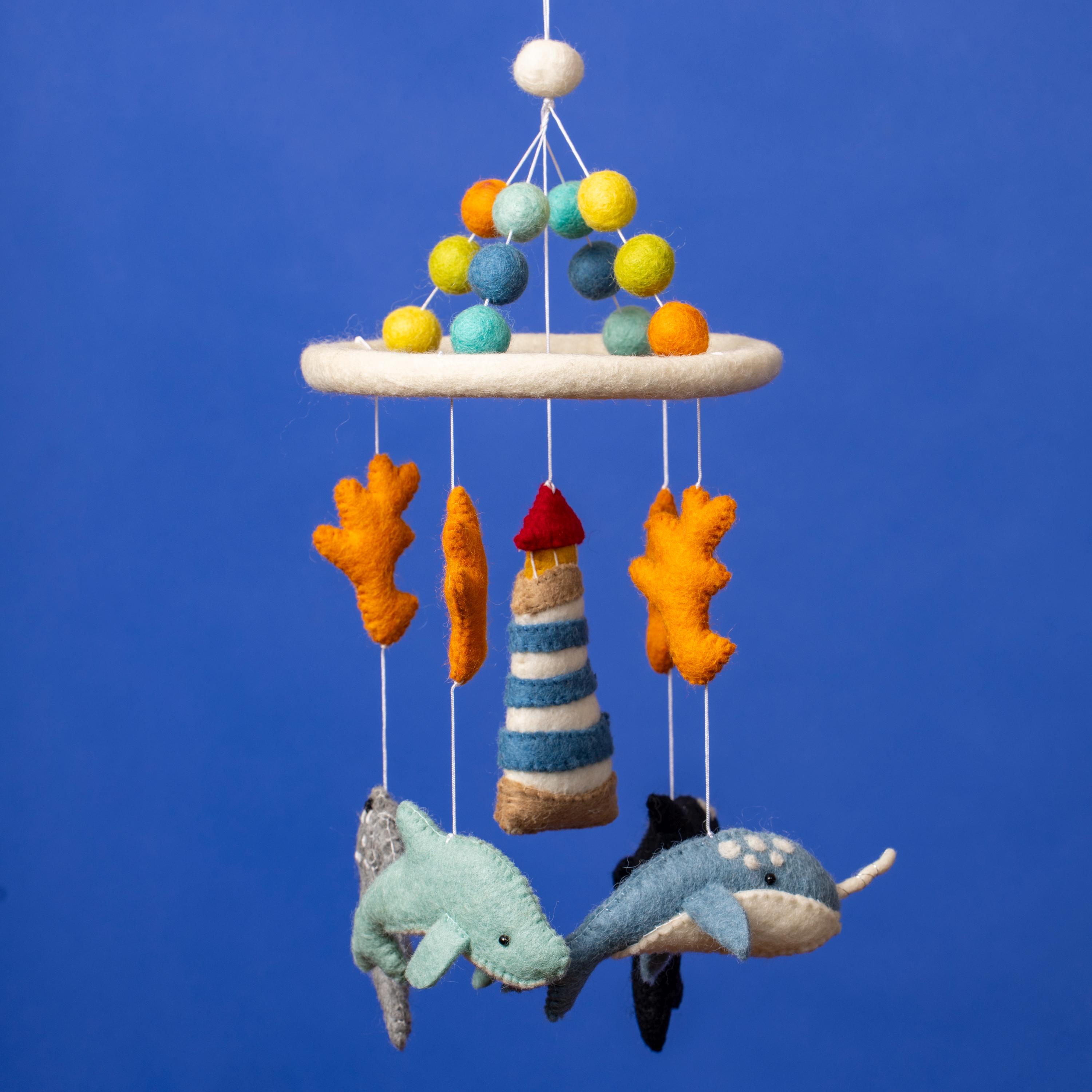 Whale Baby Mobile