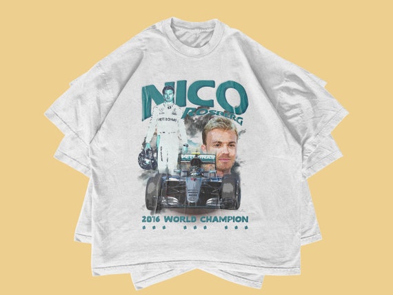 Nico Erik Rosberg Vintage T Shirt Short Long Sleeve Racing Driver Formula One 2016 World Champion AMG Extreme E Fans 2023 Season F1 Team Etsy