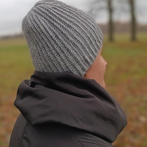 Winter hats Crochet warm beanie Gray hats unisex hats warm hat soft hat knit hats gift for her winter accessories Christmas gifts