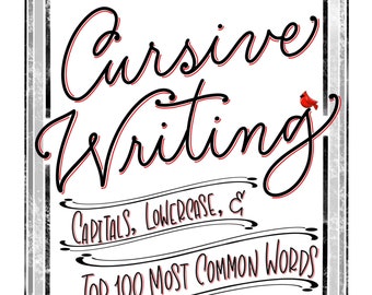 Cursive Writing Guide - Capitals, Lowercase, top 100 most used words walkthrough