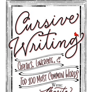 Cursive Writing Guide - Capitals, Lowercase, top 100 most used words walkthrough