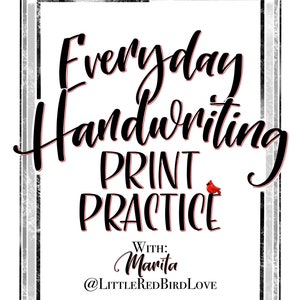 Everyday Handwriting - Print Practice Guide
