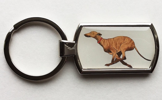 Keyring Greyhound Sighthound Long Dog Whippet Lurcher
