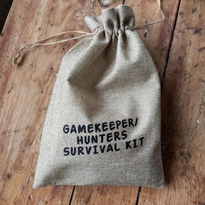 Gamekeeper/ hunters Survival kit, gift for country enthusiasts, hunters rangers