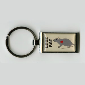 Ratte Schlüsselanhänger Geschenk