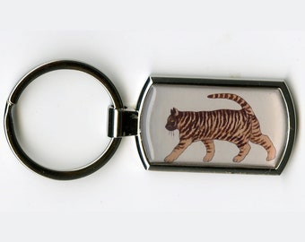 Ashton And Finch Portachiavi In Legno I Love Cats – Regalo Divertente Per Amanti Dei Gatti