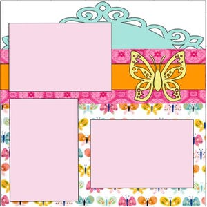 Beautiful- 12X12 DIY or Premade 2 Page Scrapbook Kit - Etsy