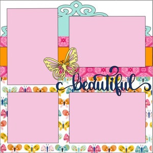 Bellissimo - Kit fai da te o preconfezionato per album di ritagli da 2 pagine 12X12