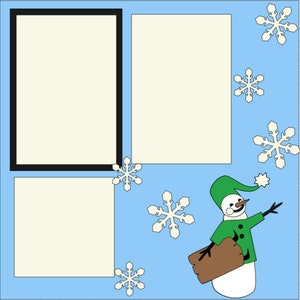 Jusqu&#39;à Snow Good - Disposition d&#39;album à monter soi-même ou kit préfabriqué 12 X 12
