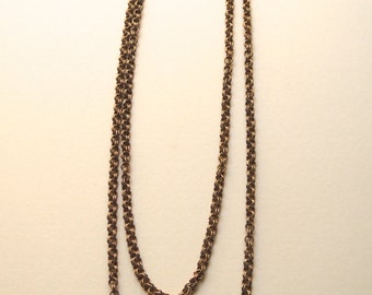 Vintage 27 inch costume jewelry chain necklace
