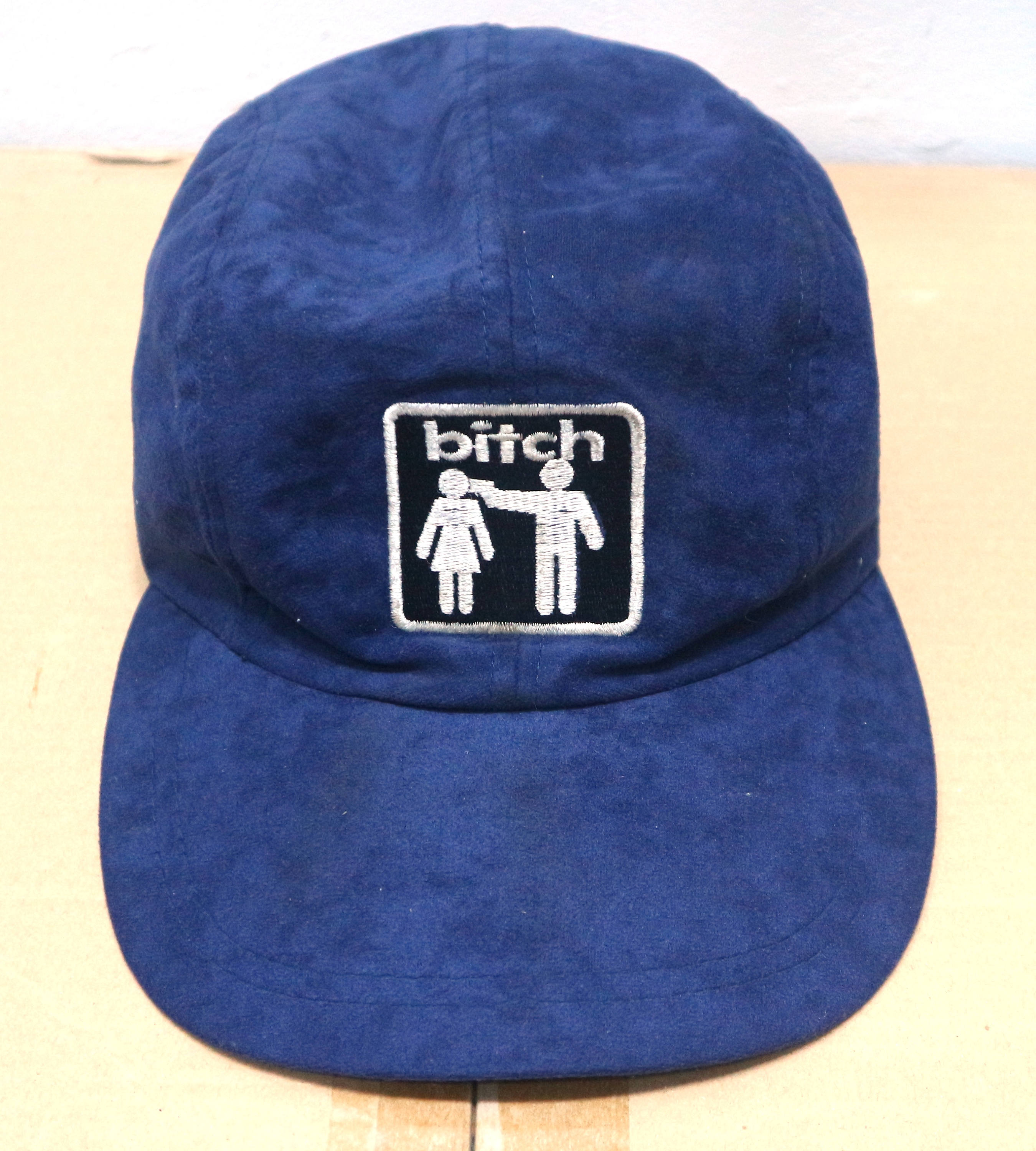 Vintage 90s Bitch Skateboard Snapback 