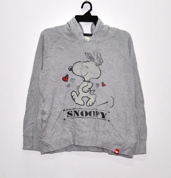 peanuts snoopy skates pullover hoodie