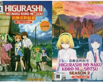 Anime Dvd Higurashi No Naku Koro Ni: Gou + Sotsu Season 1+2 (Volume 1-39 End) English Dubbed + Gift For Movie Lovers + Free Express Shipping