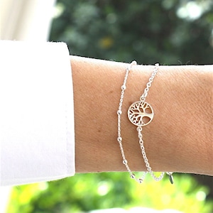 925 silver tree of life bracelet for women