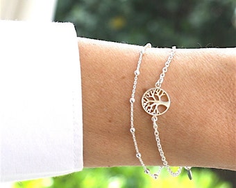 bracelet arbre de vie argent 925 pour femme