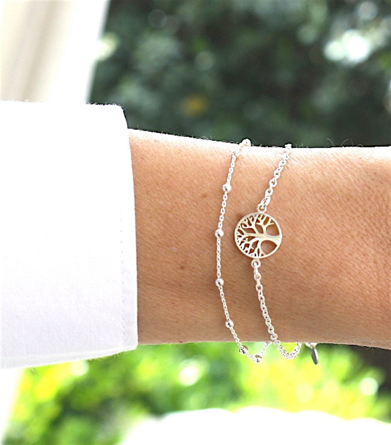 tree of life bracelet for women 925 sterling silver