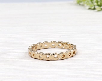 women's gold plated ring
