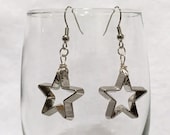 Christmas Cookie Cutter Earrings - Stars