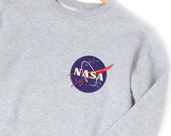 Nasa Logo Nasa Sweatshirt Nasa Patch Space Sweatshirt Nasa | Etsy