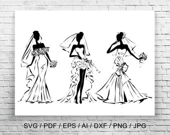 Download Wedding Dress Svg Etsy