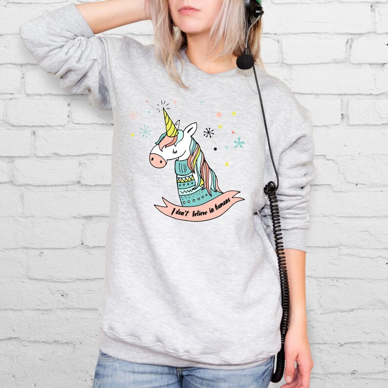 Unicorn Svg Unicorn Sweatshirt Unicorn Sweater Unicorn Jumper Women Sweater Men Sweatshirt Cute Unicorn Unicorn Print Unicorn Tee YP3022
