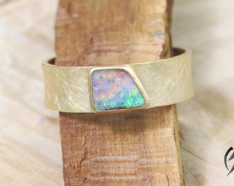 Ring Gold 750/- mit Opal